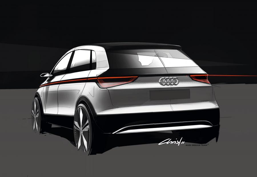 Эскиз Audi A2 Concept 2011 года  (фото 28 из 32)
